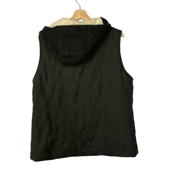 Prana Ava Olive Green Full Zip Vest XL - Picture 3 of 5